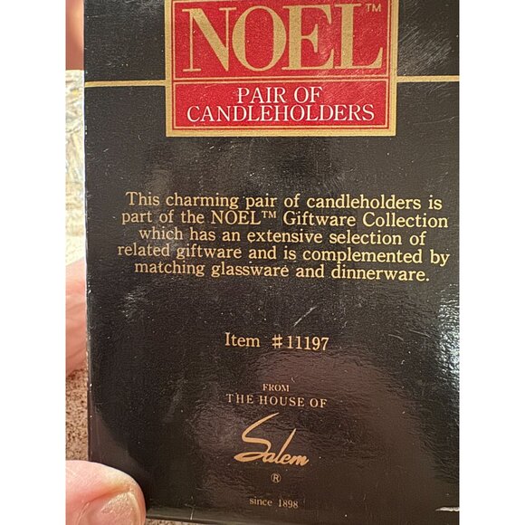 Vintage Noël Porcelle Pair of Candleholders – Designed by Don Schreckengost (197 - Picture 5 of 10